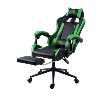 Кресло геймерское GT Racer X-2323 Зеленый (Черный PU/Зеленый PU) фото-2