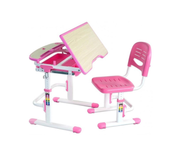 Комплект FunDesk Sorriso парта+стул Розовый (Розовый) фото-2