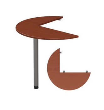 Стол приставной M-Concept Серия Атрибут A1.26.10 100x100 Красный (Яблоня Локарно)