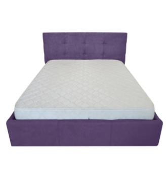 Кровать RICHMAN Манчестер Стандарт 190(200)x140 Фиолетовый (Флай 2216 Черный Пуговицы) фото-2