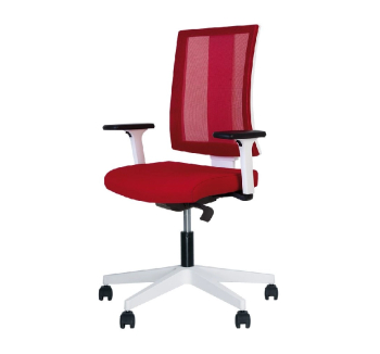 Кресло Новый Стиль Navigo R Net White SFB PL71 Красный (LS-76)