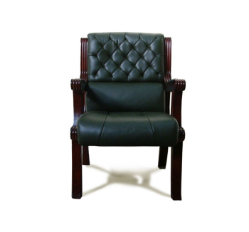 Кресло конференционное Диал Сорренто Зеленый (Темно-зеленый Палисандр) фото-2