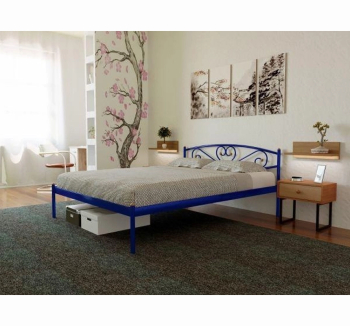 Кровать Метакам Milana-1 200x80 Синий (Синий)