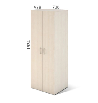 Шкаф гардероб M-Concept Серия Сенс S5.30.19 70x57x192 Серый (Антрацит) фото-2