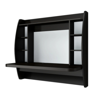 Стол навесной Comfy-Home AirTable-I DB 110x49 Черный (Черный) фото-1