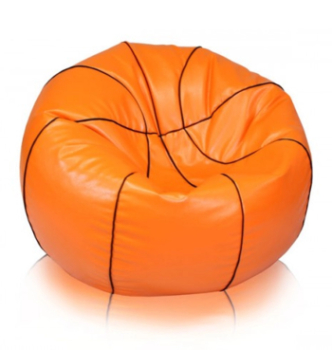 Кресло мешок Starski Basketball 100x100 Оранжевый (ZEUS DELUXE orange) фото-2