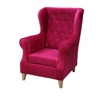 Кресло MegaStyle Ostin K 81x84.5 Красный (Simple 47 Натуральный) фото-1
