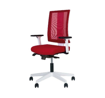 Кресло Новый Стиль Navigo R Net White ST PL71 Красный (CSE 06 OP 21)