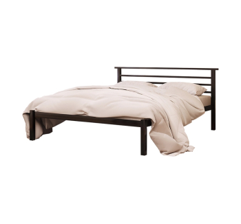 Кровать Метакам Lex-1 190x120 Серый (Шагрень серая) фото-1