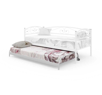 Ліжко Метакам Racio підкатне 190x80 Сірий (Алюміній)