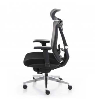 Крісло Kreslalux Ergo Chair 2 Black Чорний (Чорний/Чорний) фото-2