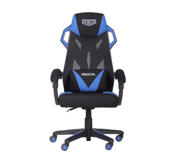 Кресло геймерское AMF VR Racer Radical Garrus Черный (Черный/Синий) фото-2