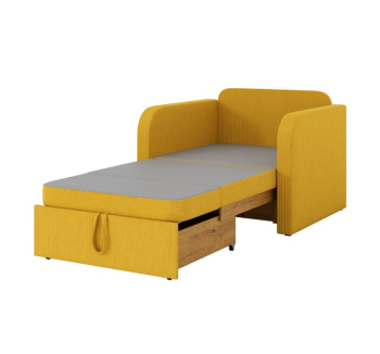 Кресло раскладное MatroLuxe Джой 900 111x84 Желтый (Simple 15) фото-2