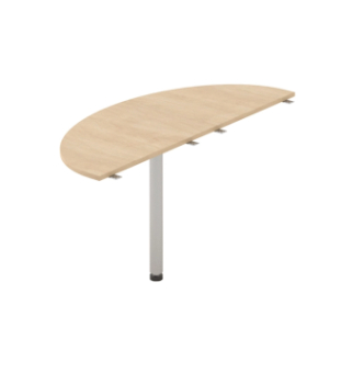 Стол приставной M-Concept Серия Атрибут A1.06.14 140x55 Серый (Антрацит) фото-1