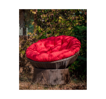 Кресло садовое Украинские Конструкции Лейзи 71 Коричневый (Рошен Красная) фото-2