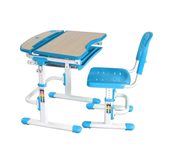 Комплект FunDesk Sorriso парта+стілець Синій (Блакитний) фото-1