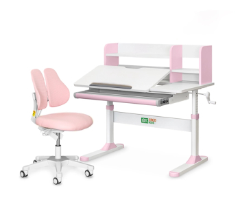 Комплект ErgoKids TH-330 (парта + крісло Mio Lite) Рожевий (KP - Рожевий Рожевий)