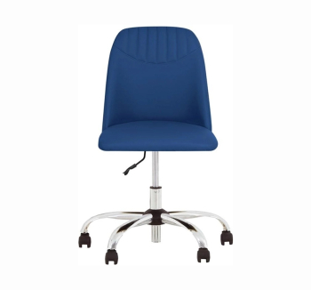 Кресло Новый Стиль Milana GTS CHR61 Синий (ECO 22) фото-2