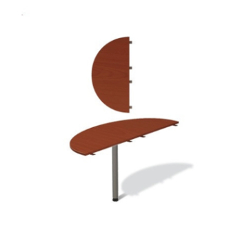 Стол приставной M-Concept Серия Атрибут A1.36.11 55x110 Серый (Антрацит (в))