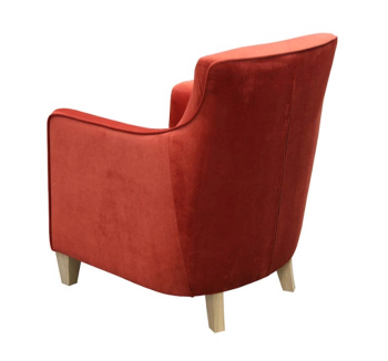 Кресло MegaStyle Wendis 74.5x83 Красный (Мальмо Bordo 63 Натуральный) фото-2