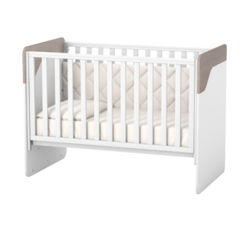 Кровать для новорожденных Верес Сидней 04.3.1.1.13 с системой крепления 46.10.1.01 120x60 Белый (Капучино/Белый Белый) фото-2