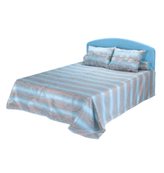 Кровать DLS Пэрис 200x140 Синий (Simple  24 Черный RAL-9017) фото-2