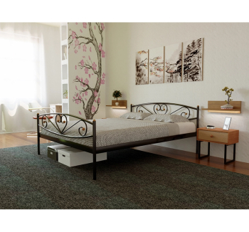 Кровать Метакам Milana-2 200x120 Зеленый (Шагрень зеленая) фото-2