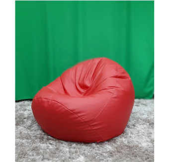 Кресло мешок Starski Volcano 90x90 Красный (KANSAS red) фото-2