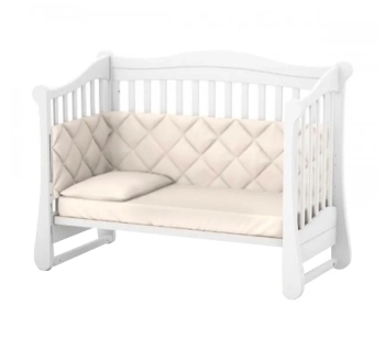 Кровать для новорожденных Верес ЛД18 18.3.1.1 120x60 Белый (Белый) фото-2
