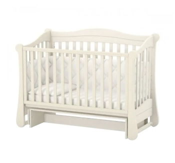 Ліжко для немовлят Верес ЛД18 18.3.1.1 з маятником без шухляди 40.1.0 120x60 Бежевий (Слонова кістка Cлонова кістка) фото-1