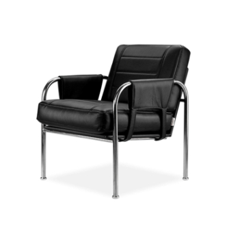 Крісло DLS Твіст-1-КС 60x70 Чорний (Флай 2230 Срібло RAL-9006) фото-1