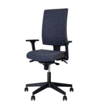 Кресло Новый Стиль Navigo R black WA ST PL70 Серый (CSE 11)