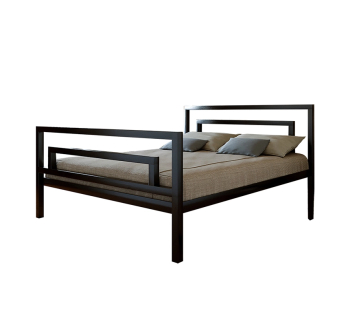 Кровать Метакам Brio-2 190x160 Черный (Черный матовый)