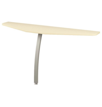 Стол приставной M-Concept Серия Прайм P1.06.16 45x160 Серый (Антрацит) фото-1