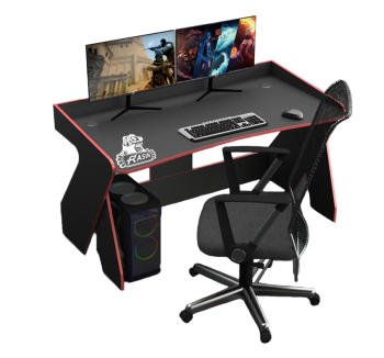 Стол геймерский Comfy-Home Rasin RS-3 150x80 Черный (Черный Красный)