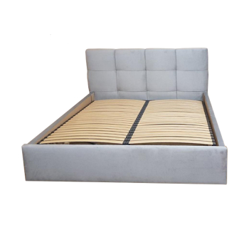 Кровать Катунь Лаура БМ 200x180 Серый (Канна 92)