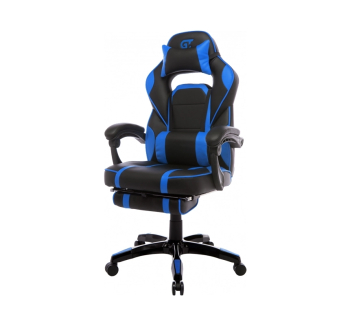 Кресло геймерское GT Racer X-2749-1 Синий (Черный PU/Синий PU) фото-1