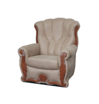 Кресло Катунь Роксана 90x85 Коричневый (Allure Chocolate орех лесной) фото-1