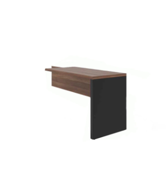 Стол приставной M-Concept Серия Глосс G1.16.11 175(110)x60 Серый (Древесина графит (в)) фото-1