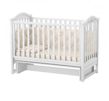Кровать для новорожденных Верес ЛД3 03.3.1.1 с маятником без ящика 40.1.0 120x60 Белый (Белый) фото-1