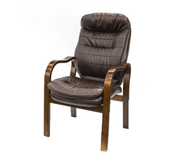 Кресло конференционное АКЛАС Валенсия EX CF Коричневый (PU-коричневый) фото-1