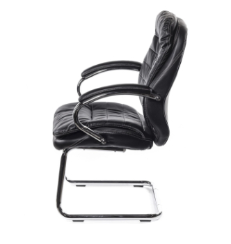 Кресло конференционное АКЛАС Валенсия CH CF Черный (PU-черный) фото-2