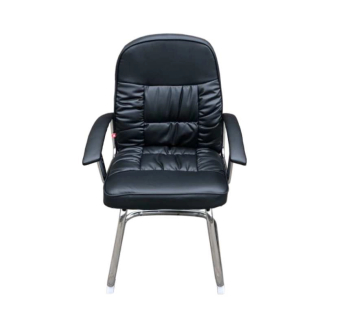 Кресло конференционное АКЛАС Лекко CF Черный (PU-черный) фото-2