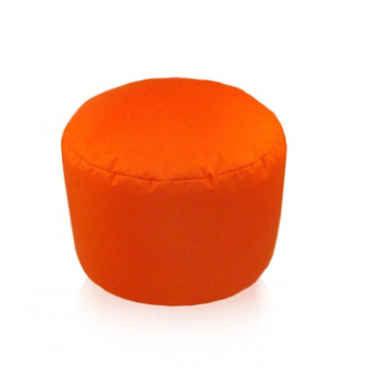 Пуф бескаркасний Starski Ponza 50x50 Оранжевый (ZEUS DELUXE orange)