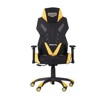 Кресло геймерское AMF VR Racer Radical Wrex Черный (Черный/Желтый) фото-2