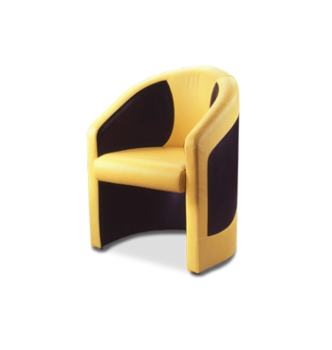 Крісло DLS Тіко-1 61x52 Жовтий (ZEUS DELUXE canary) фото-1