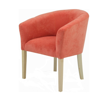 Кресло RICHMAN Версаль 65x65 Красный (KORDROY 204 Бук) фото-1