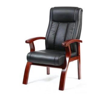 Кресло конференционное АКЛАС Брунор EX CF Черный (PU-черный)
