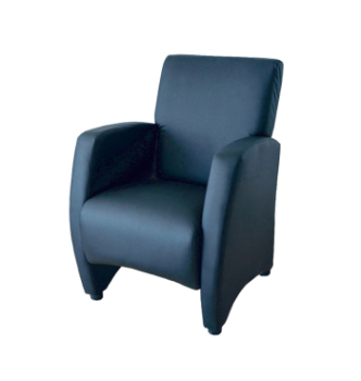Кресло Embawood Синди-1 90x83 Черный (ZEUS DELUXE black) фото-1