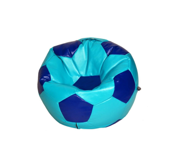 Кресло мешок Starski Footbal S 60x60 Синий (ZEUS DELUXE sky ZEUS DELUXE blue)